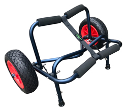 Folding Large Kayak Trolley for use with the Ocean Kayak Trident 13