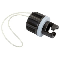 Pump adapter for use when inflating Gumotex canoes with push push valves