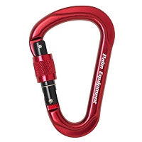 Palm Screw Gate anodised karabiner for canoeing and kayaking