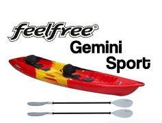 Feelfree Gemini Sport Tandem Double Sit On Top Packages Available At Norfolk Canoes