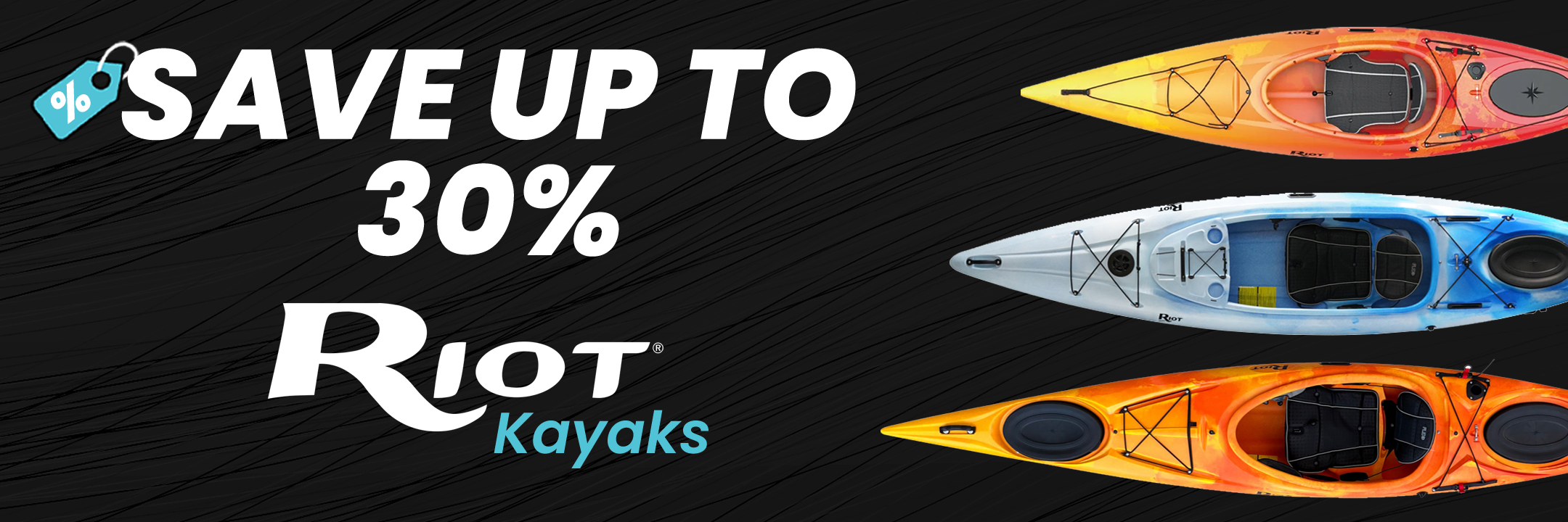 SAVE 30 on Riot Kayaks at Norfolk Canoes