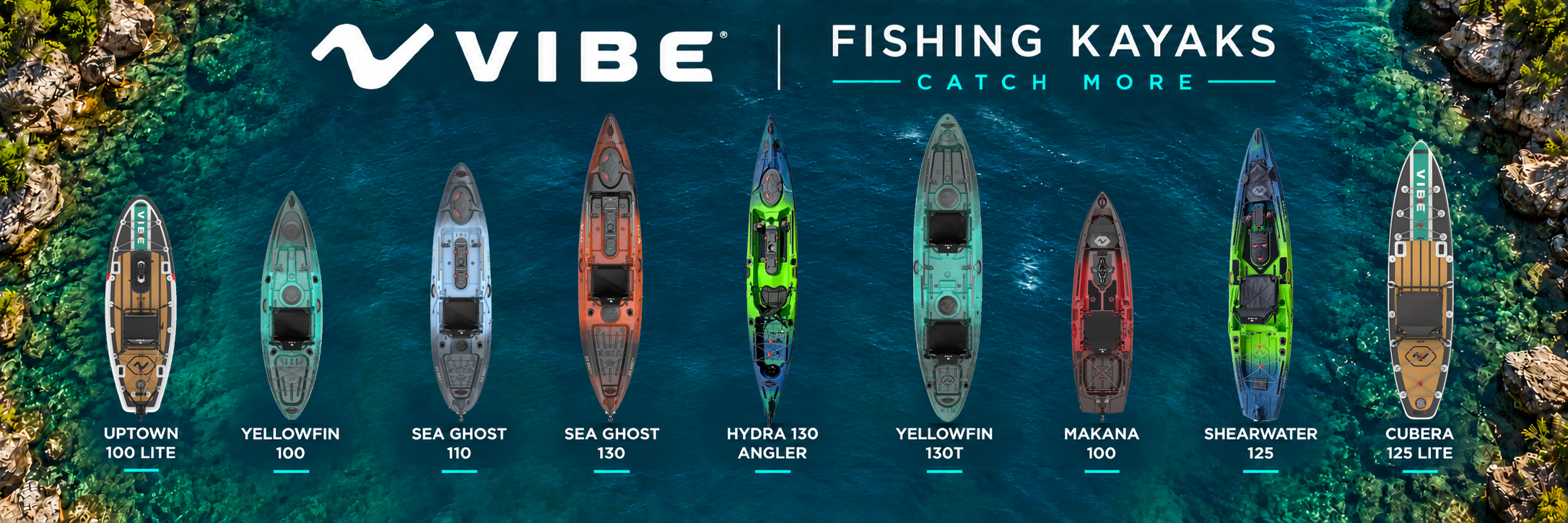 Vibe Fishing Kayaks available in Norfolk