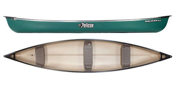 Pelican 15'5 Family Stable Open Canoe With 3 Seats Cosmetic Second Cheap Canoe For Sale At Norfolk Canoes UK