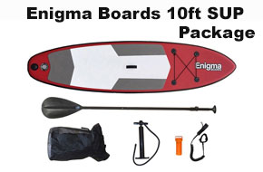 Enigma Boards 10ft SUP Stand Up Paddle Board Package £379 Available At Norfolk Canoes