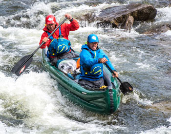 Gumotex Scout Standard Inflatable Open Canoe Paddling Rough Waters