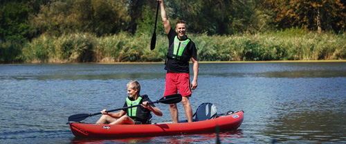 Gumotex Thaya Performance Tandem Inflatable Kayak Showing Just How Stable It Is