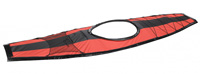 Optional Deck Cover For Solo Paddling The Rush 2 kayak