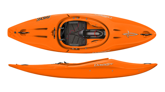 Dagger Axiom 6.9 Whitewater Kids Kayak Action Spec Orange Colour
