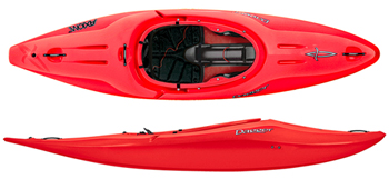 Dagger Axiom Playful River Running Kayak Red