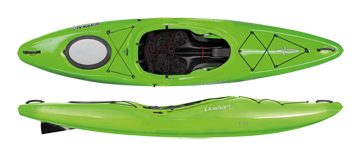 Dagger Katana Whitewater & Touring Crossover Kayak Action Spec Lime