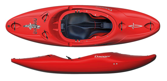 Dagger Mamba Club Spec Whitewater Kayak Red