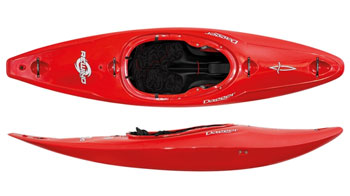 Dagger Rewind Downriver Kayak Action Spec Playboat Whitewater Red