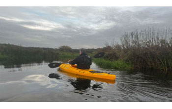 Feelfree Aventura 110 V2 River Paddling Norfolk Broads Short Touring Kayak