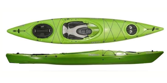 Feelfree Aventura 125 V2 Day Touring Kayak With Plenty Of Storage & Roomy Cockpit - Lime