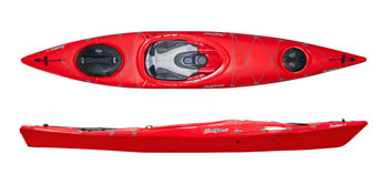 Feelfree Aventura 125 V2 Red Day Tripping Touring Kayak