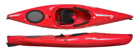 Islander Jive Short Day Touring Kayak In Coral