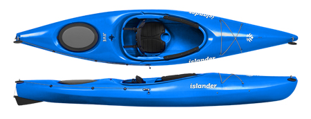 Islander Jive Day Touring Kayak With a Comfortable Seat and Bags Stability In Reef