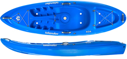 Islander Koa Beach Lightweight Sit On Top Kayak Perfect For Kids & Small Adults 