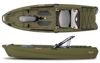 Jonny Boats Bass 100 Solo Fishing Boat In Army