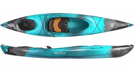 Old Town Sorrento 126SK A Super Lightweight 12ft Day Touring Sit In Side Kayak With Large Cockpit For Sale Norfolk Canoes UK