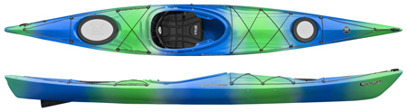 perception Expression 14 &15 Fast Touring Kayak Deja Vu