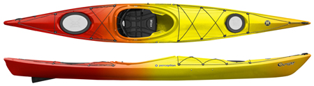 perception Expression 14 & 15 Touring Kayak For Lakes And Rivers Sunset Colour