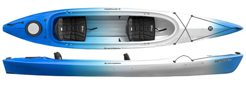 Perception Prodigy Tandem Touring Kayak With One Large Cockpit