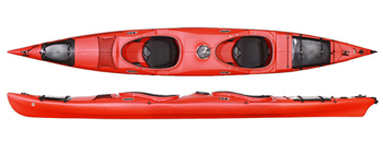 Prijon Poseidon tandem cockpit touring kayak