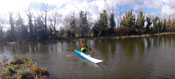 Riot Edge 15 Long Touring Kayak Stability Test On The Water