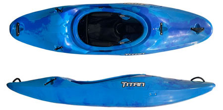 Titan Kayaks Yantra Entry Level Starter Whitewater Kayak BLue Dream