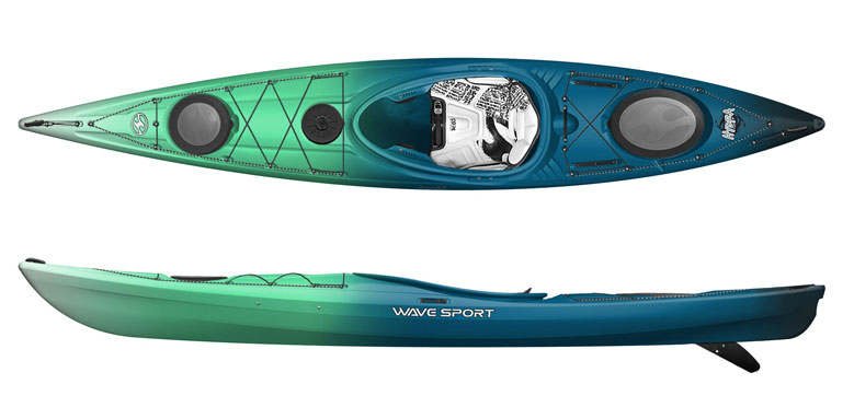 Wave Sport Hydra 125 LV A Short Lightweight Touring & Surf Kayak Ideal For Smaller Paddlers For Sale At Norfolk Canoes UK