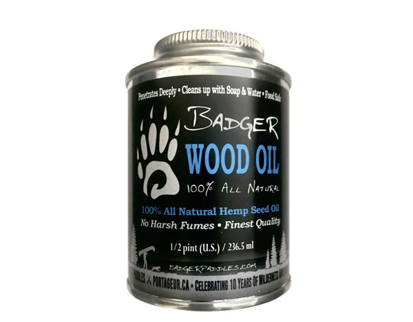 Badger Paddles Oil For The Up Keep Of Oiled Open Canoe Paddles, Yokes, Thwarts & Wooden Gunwales