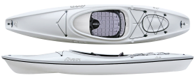 Delta Kayaks 10AR A Stable, Light, Small Sit-In Touring Kayak For Flat Waters Arctic White