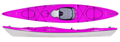 Delta Kayaks 12.10 A Stable, Lightweight Recreational Day Touring Sit Inside Kayak In Limited Edition Magenta Pink For Sale UK