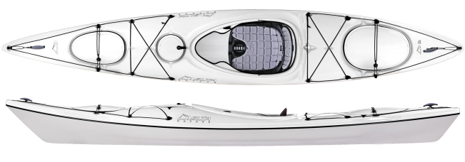Delta Kayaks 12 S A Feature Packed, Lightweight Rec Touring Kayak For Smaller and Mid-Size Paddlers In Arctic White For Sale UK