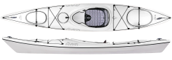 Delta Kayaks 12 S A Feature Packed, Lightweight Rec Touring Kayak For Smaller and Mid-Size Paddlers In Arctic White For Sale UK