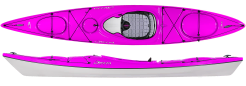 Delta Kayaks 12 S Compact Lightweight Touring Kayak With A Comfortable Seat Magenta Pink For Sale At Norfolk Canoes UK