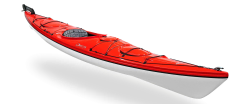 Delta Kayaks 15.5 GT An Ultra Lightweight Day Touring Sit Inside Kayak For Larger Paddlers Cherry Red For Sale At Norfolk Canoes UK