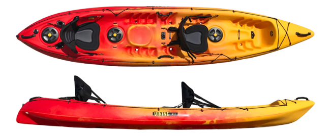 Viking Kayaks 2+1 Tandem Sit On Top Kayak
