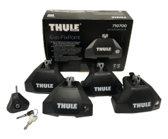 Thule Fixpoint Evo Foot Pack, Mounts Thule Evo Roof Racks To Fixpoint Mounting Vehicles