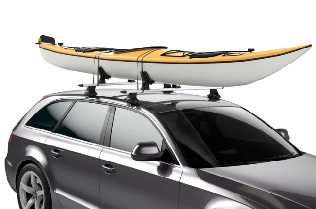 Thule DockGrip 895 Car Roofrack Mounted Kayak And Stand Up Paddleboard Carrier