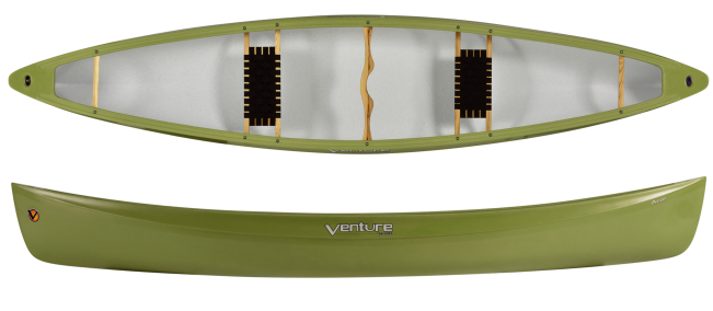 Venture Canoes Afon Cuiser Corelite Open Canoe Ideal For Whitewater or Touring Paddling Tandem or Solo For Sale At Norfolk Canoes UK