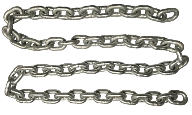 Galvanised Short Link Chain For Kayak/Canoe Anchor Set Ups, Safe For Saltwater & Freshwater Use