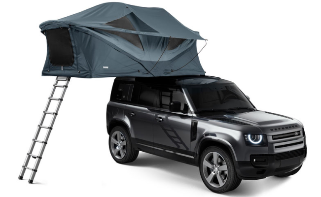 Thule Approach Medium Roof Tent Dark Slate 2/3 Person Tent With Quick Setup Design Available From Norfolk Canoes UK Norwich Thule Dealer