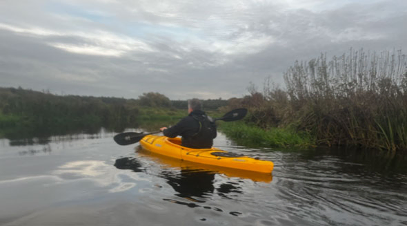 Feelfree Aventura 110 V2 River Paddling Norfolk Broads Short Touring Kayak