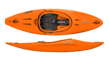 Dagger Axiom 6.9 Whitewater Kids Kayak Action Spec Orange Colour