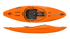 Dagger Axiom 6.9 Whitewater Kids Kayak Action Spec Orange Colour