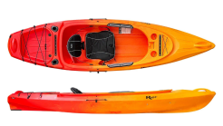 Riot Bayside 10 Sit Inside Kayak Solo Lightweight Touring or Fishing Kayak With Large Open Cockpit Sunset For Sale At Norfolk Canoes UK