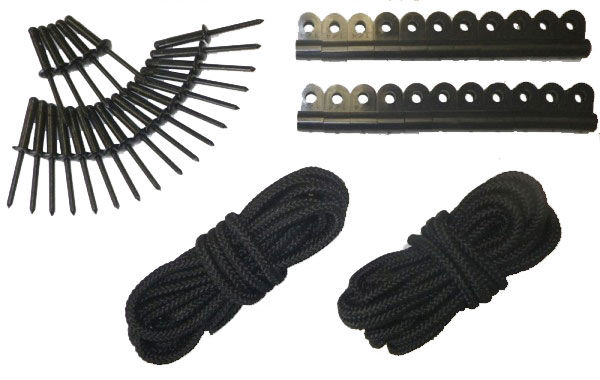 Open Canoe Buoyancy Lashing Fitting Kit For Installing Airbags & Floatation Blocks For Sale At Norfolk Canoes 