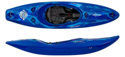Dagger Code Whitewater Sit Inside Kayak Action Spec - Blue Smoke